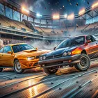 Battle Arena Race to Win is a chaotic racing battle between 2 teams in a closed arena where speed and strategy decide everything. With team-based combat gameplay, detailed car upgrade system.
