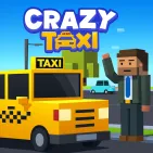 Crazy Taxi is a fast-paced arcade driving game where you play as a taxi driver navigating through busy streets to pick up and safely drop off passengers. 