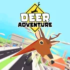 Deer Adventure Deer Adventure is a sandbox-style open-world simulation game where you play as a deer with a super flexible neck and extremely powerful horns.