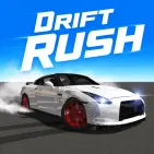 Drift Rush is a high-speed drift racing game that puts players into technically challenging maneuvers on a series of treacherous tracks.