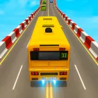 Impossible Bus Stunt 3D is a real physics driving game. You drive a bus in an extreme stunt game environment. No deep plot, no RPG, just a bus flying in the sky and feeling the adrenaline from speed and gravity. 
