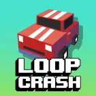 Loop Crash is a high-speed arcade driving game where players must constantly adjust their speed to survive on dangerous, overlapping circular tracks. 