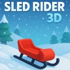 Sled Rider 3D If you are looking for a light yet exciting speed game, Sled Rider 3D will keep you on your toes. The feeling of sliding down snowy slopes, avoiding obstacles and collecting gifts brings a vivid winter experience that you can enjoy right on TrafficRally.io.