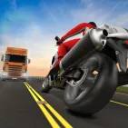 Traffic Road takes you to experience the ultimate motorcycle racing on the street. The game allows players to experience dramatic acceleration on crowded streets, highways, and many other diverse environments.