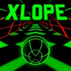 Xlope Xlope is an endless running game in 3D space, where you will control a ball rolling at high speed on challenging slopes. There are no levels, no stops, your only goal is to keep the ball rolling as long as possible, avoiding obstacles and achieving record scores.