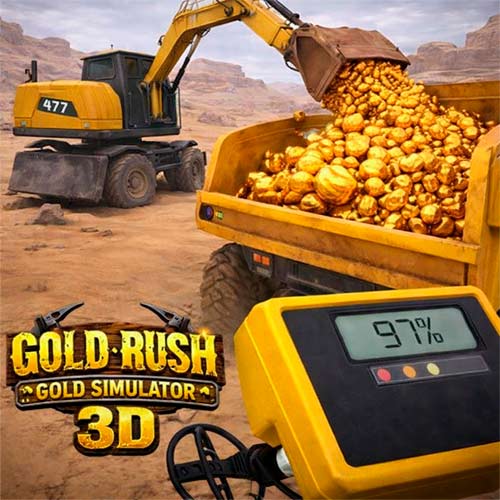 How to Play Gold Rush: Gold Simulator 3D