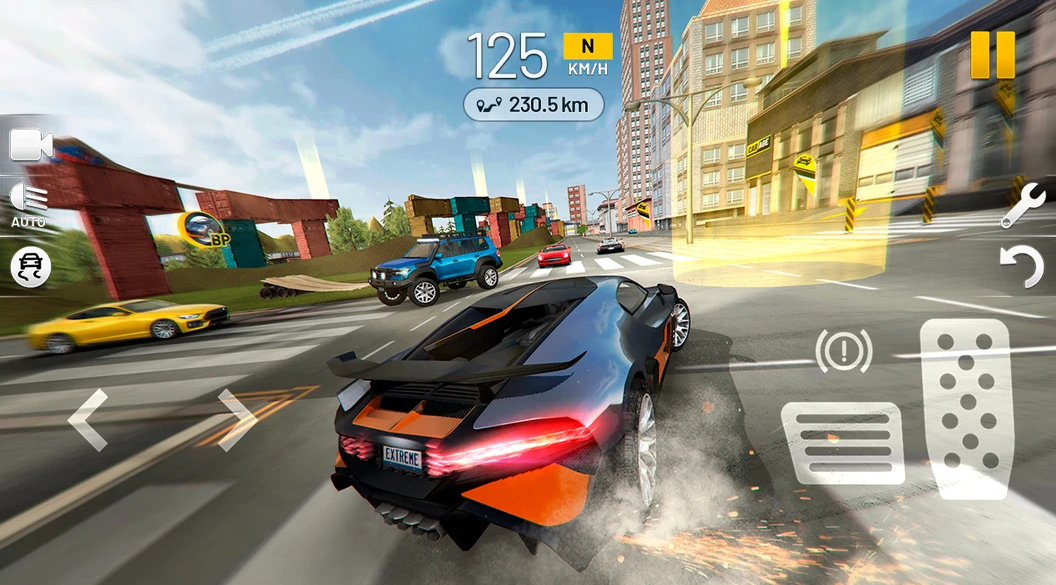 How to pkay Extreme Car City Driving