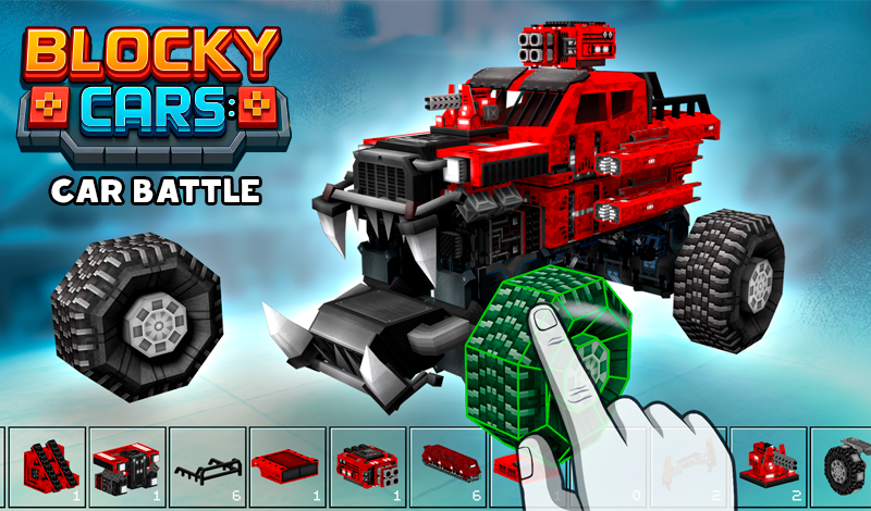 How to play Blocky Cars Car Battle